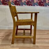 6 chairs stamped Hans Wegner "Scandinavian design" 1960.