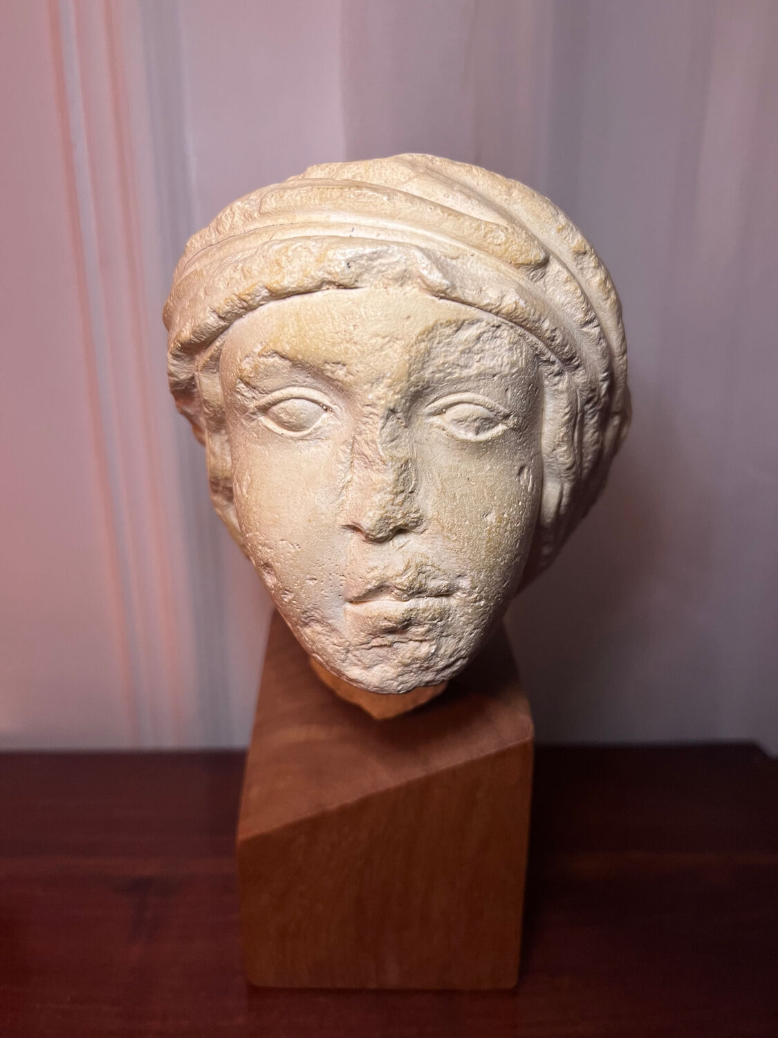Buste - Tête de Vertu - Reproduction du musée de Sens - Moulage