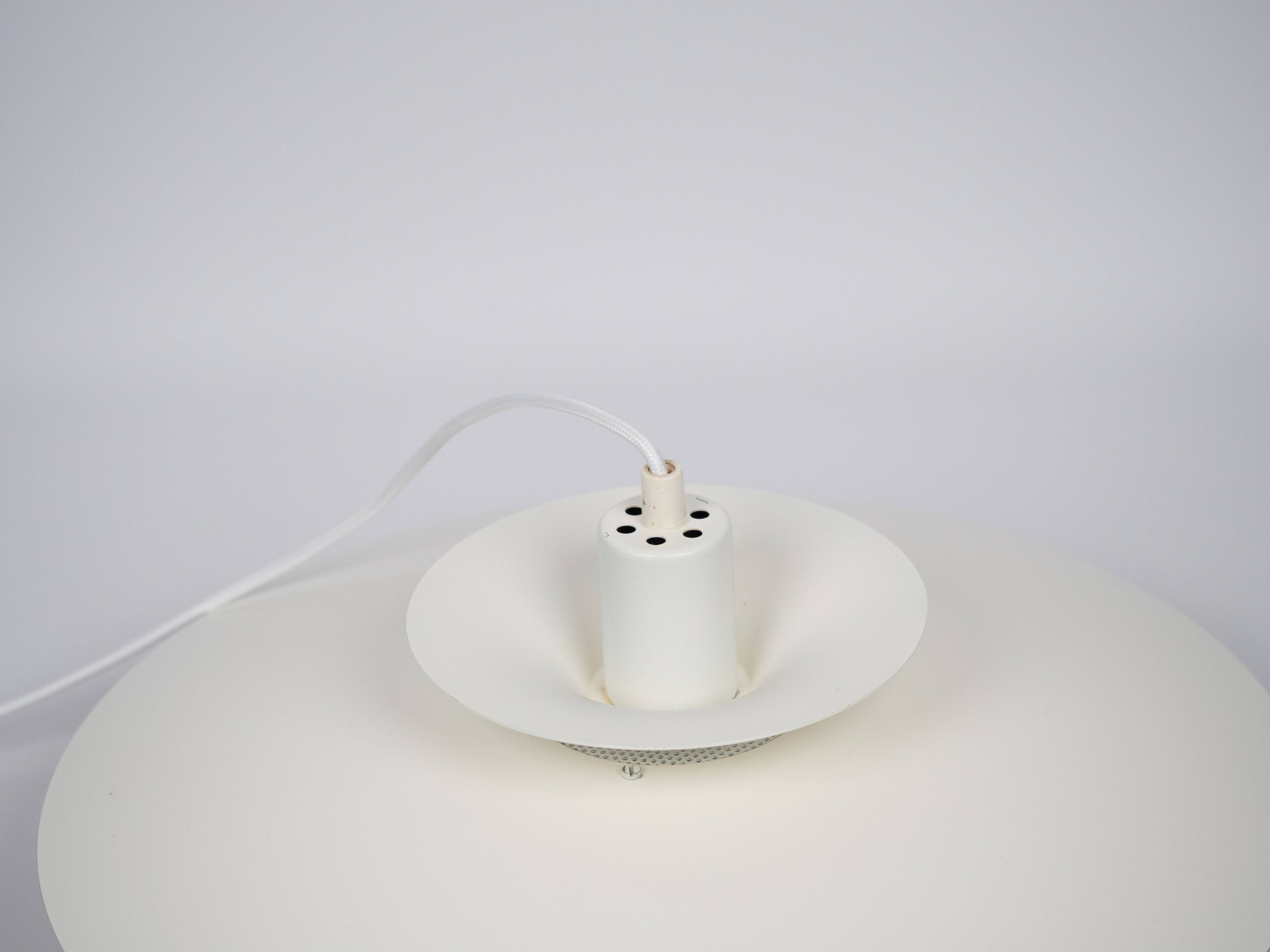 Danish vintage pendant lamp Donau by Kurt Wiborg, Jeka, 1980s