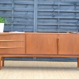 McIntosh teak sideboard - wave handles - 200 cm