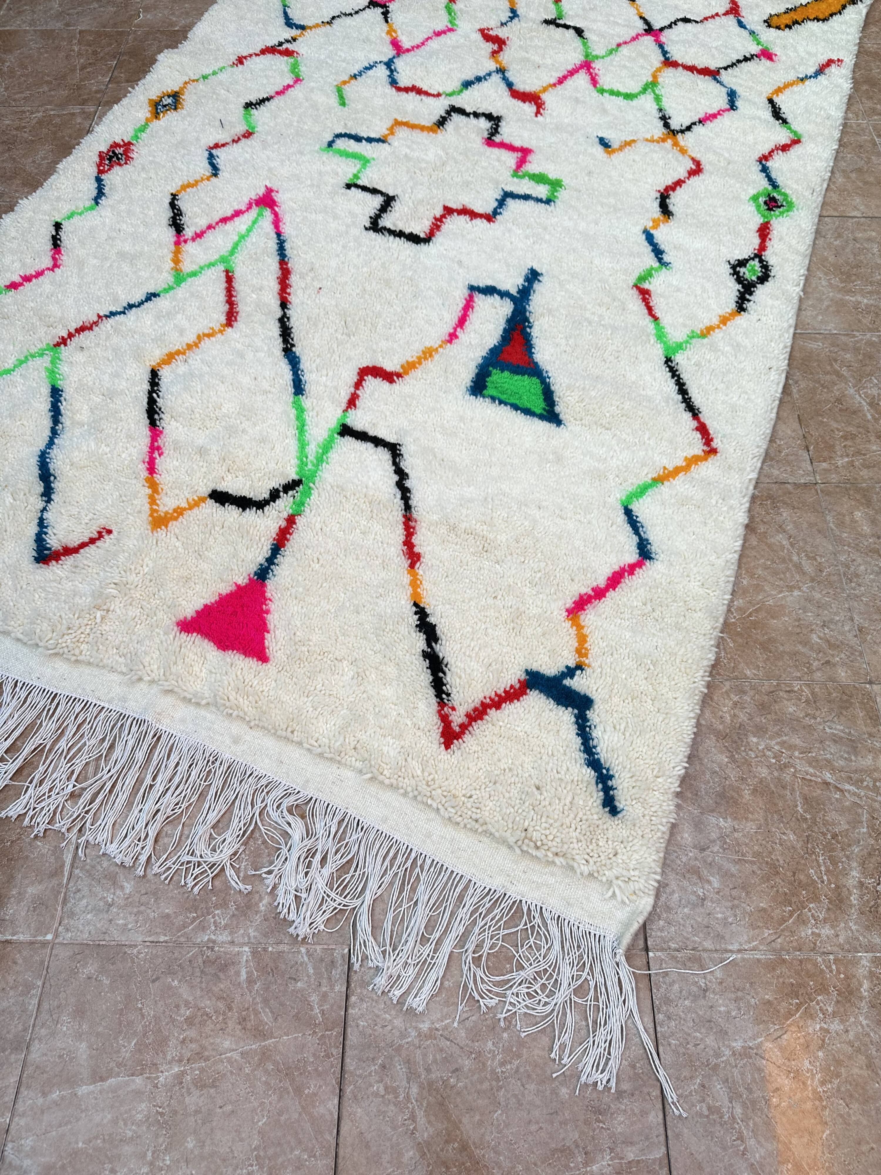 Moroccan Berber Rug - Moroccan Wool Rug - New Azilal Rug