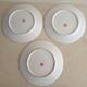 3 plates in porcelain from Paris late nineteenth century