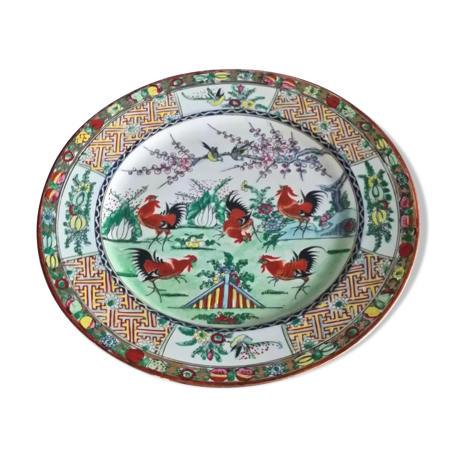 Chinese plate signed