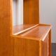 Danish vintage teak bookcase with a hidden desk, 1960s
