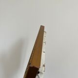 Abstract painting with vintage gilded frame