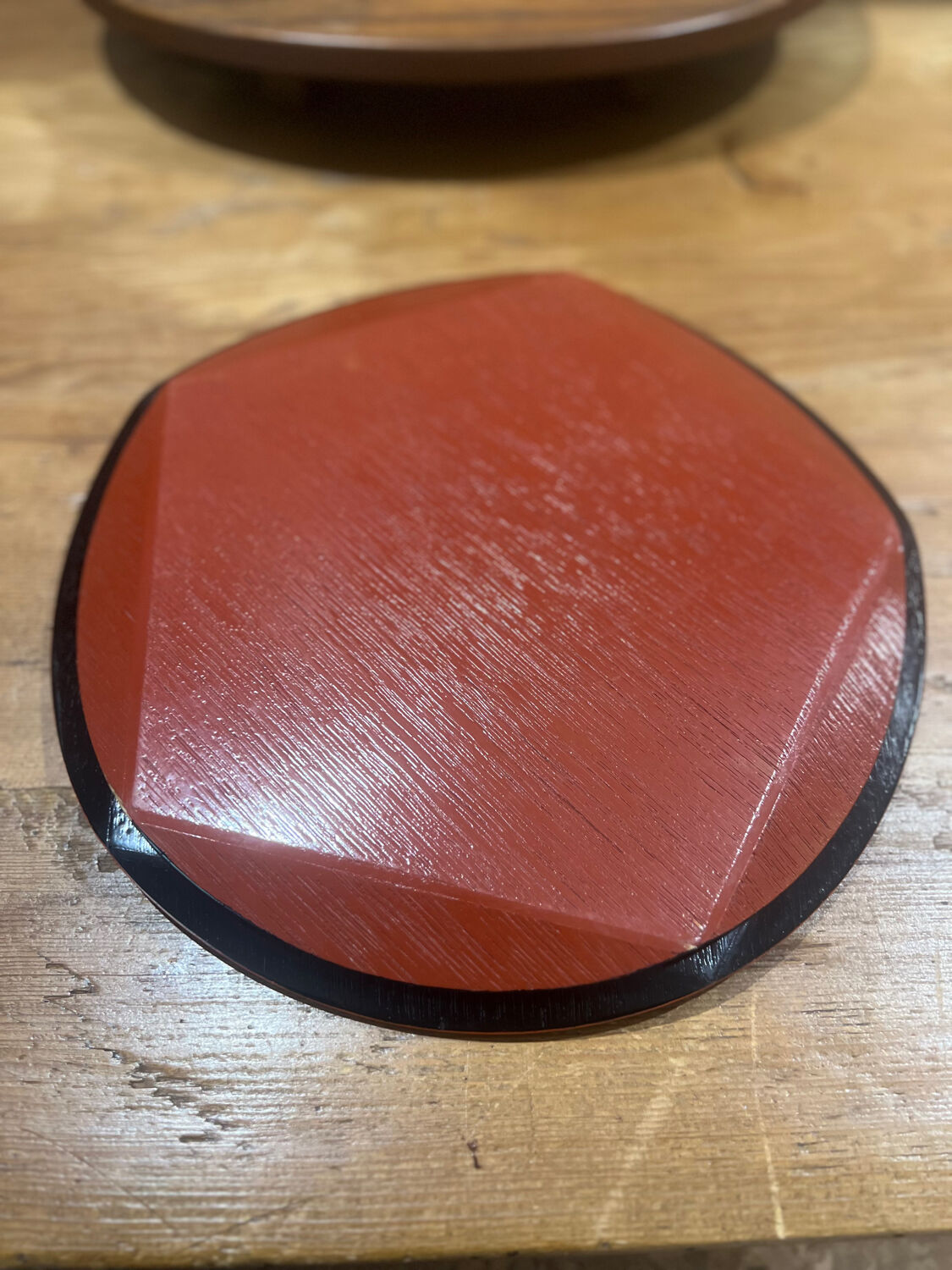 Japanese lacquer tea tray