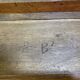 Antique wooden bench – Rustic work – 19th / early 20th century