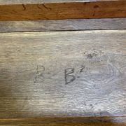 Banc ancien en bois – Travail rustique – XIXe / début XXe siècle