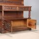 Antique walnut buffet in neo-Renaissance style, 19th century.