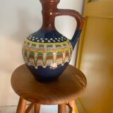 Bulgarian ceramic pitcher vase