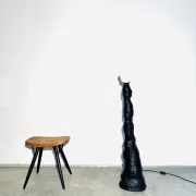 Lampe de sol Black Meteor par Jonathan Bocca pour Job Studio, Italie, 2023