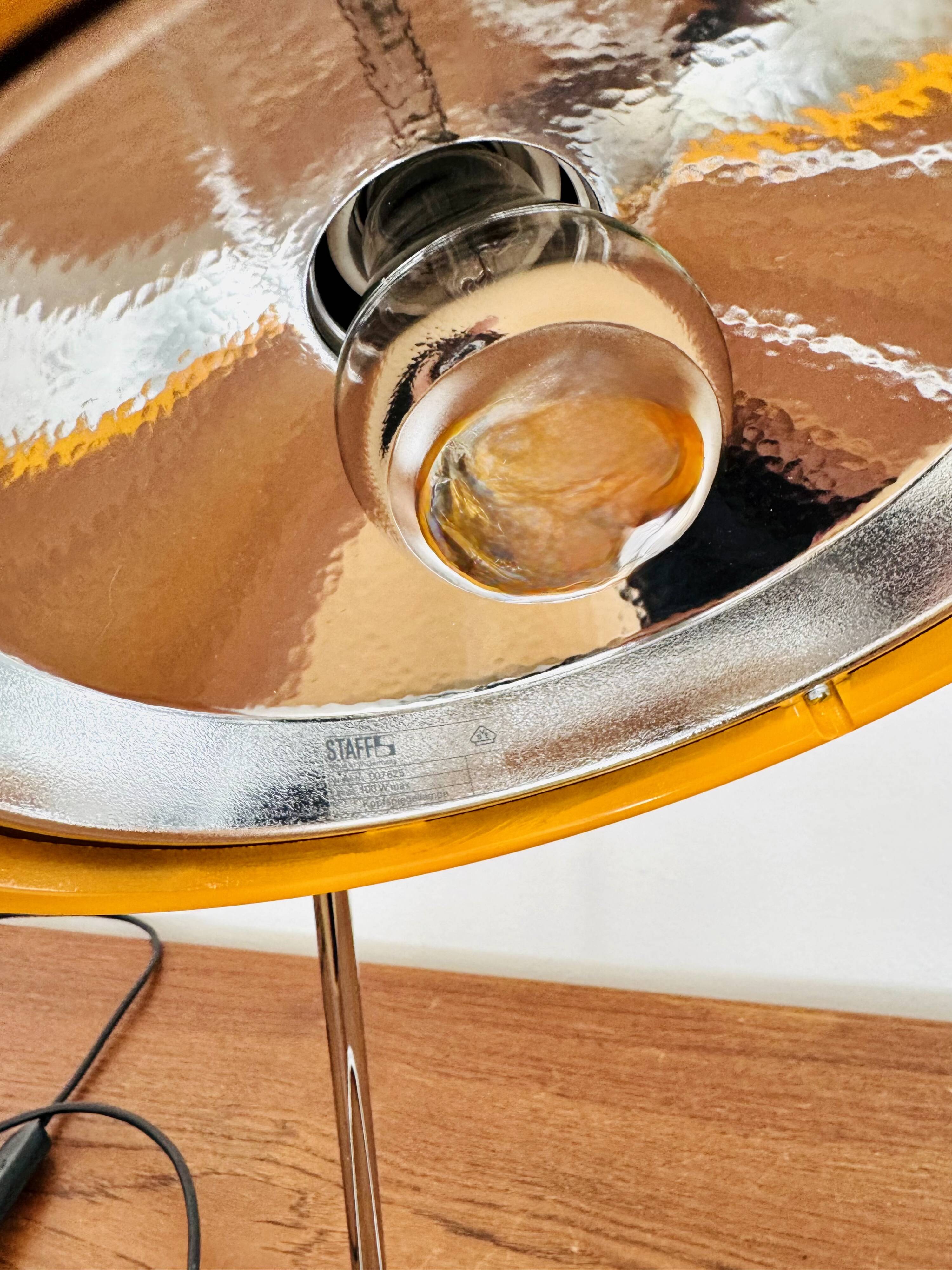 1 of 3 Adjustable Space Age Spot Table Lamps by Arnold Berges for Staff