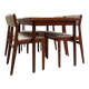 Vintage Danish dining set table and chairs