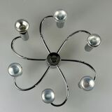 60s 70s Sputnik wall lamp or ceiling lamp by Cosack Leuchten Chrom