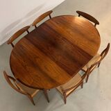 6x Hans Wegner Chairs by C. M. Madsen 1953 Denmark
