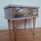 Table de chevet vintage relookée