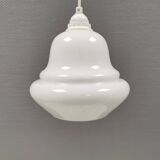 Small hanging lamp in opal glass, Danish and from the 1980s.
