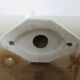 Patère en porcelaine blanche art deco années 30 40