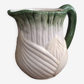 French vintage water jug in the shape of a fennel