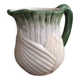 French vintage water jug in the shape of a fennel