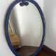 Miroir en fonte bleu nuit 