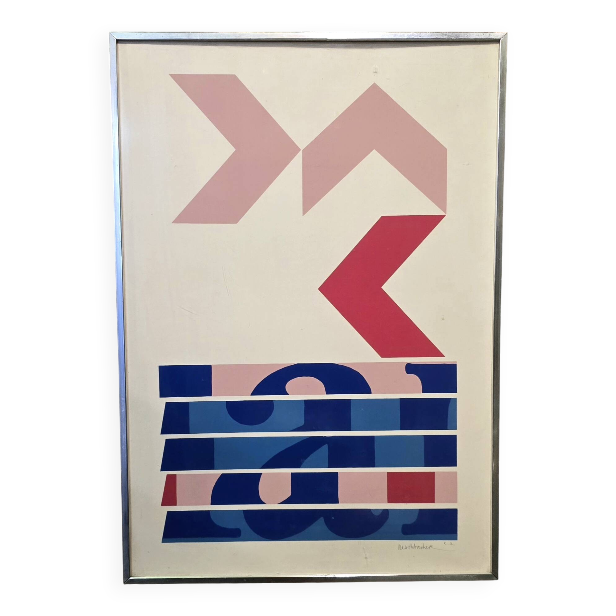 Arthur Aeschbacher (1923–2020) - Original lithograph, signed EA around 198.