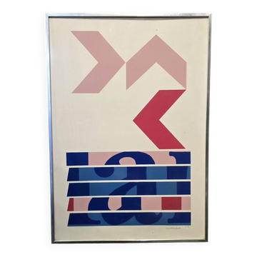 Arthur Aeschbacher (1923–2020) - Original lithograph, signed EA around 198.