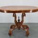 1930s Bentwood Table with Walnut Top Finish, Czechoslovakia