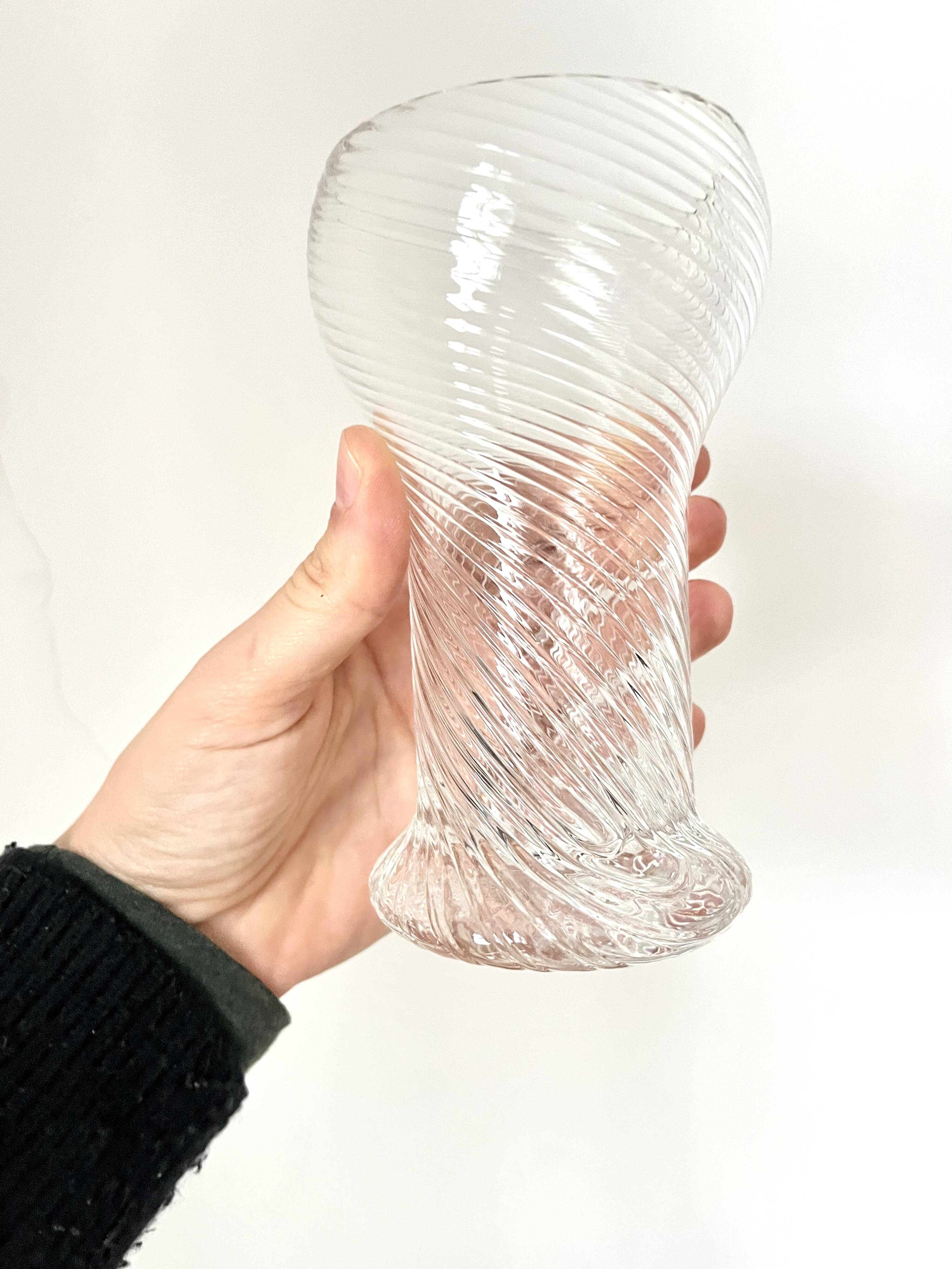 Lot de 5 verres vintage Rosenthal « Twist » Studio Line, Allemagne, années 1970