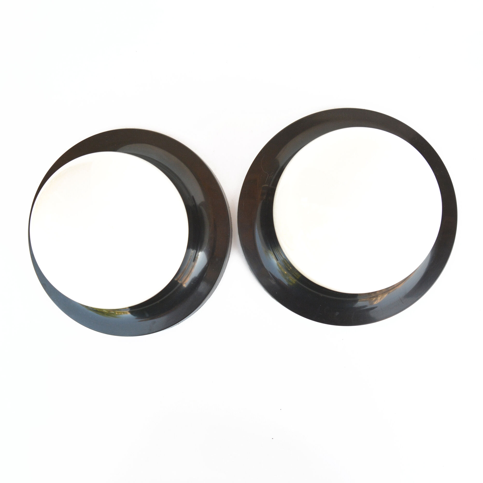1970s a minimalist pair of plafonds, Polam Radom, Poland