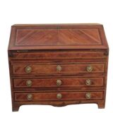 Commode toscane ancienne, époque Louis XVI, fin XVIIIe siècle, placage de n