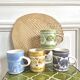 4 English ceramic mugs from the 70s