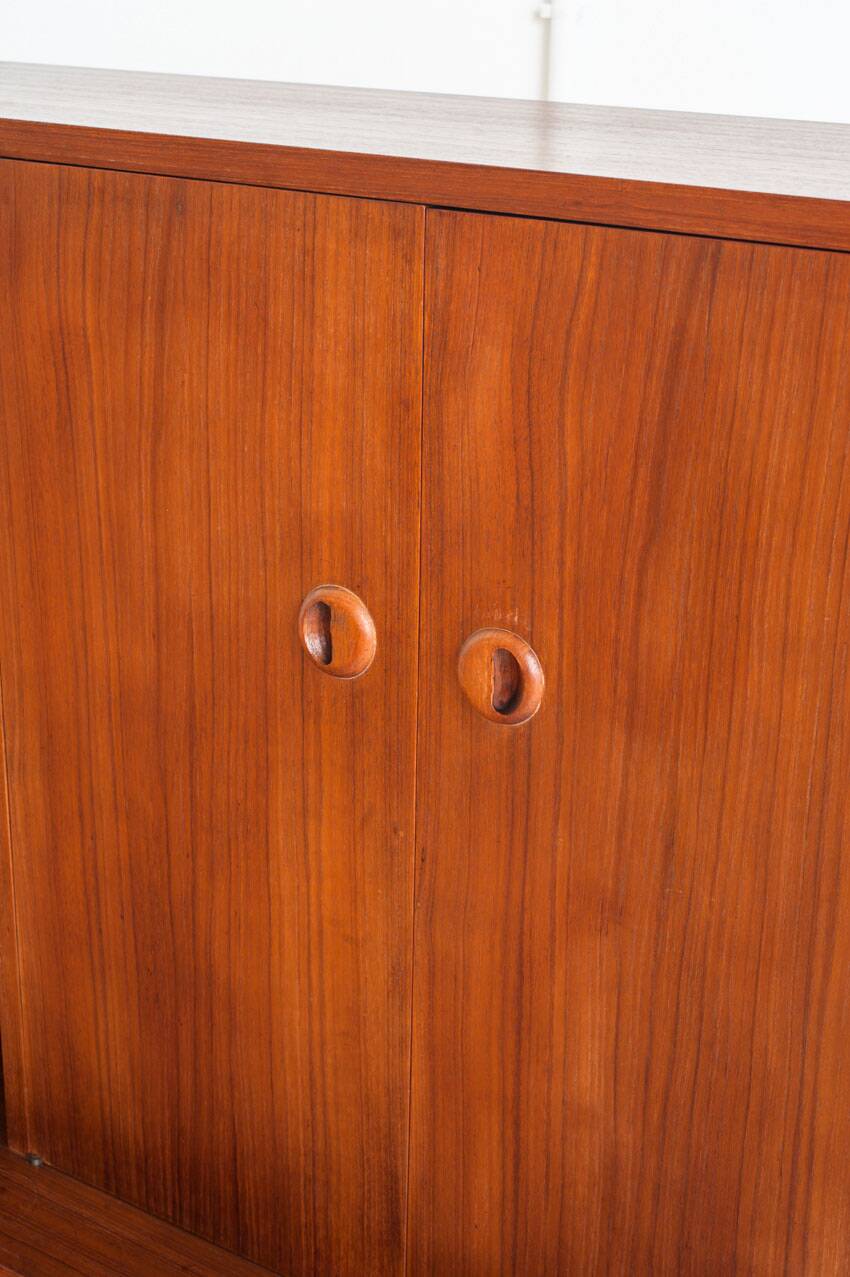 Scandinavian style teak sideboard. Vintage. France, 1960s