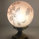 Deveau vintage globe table lamp
