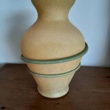 Vase verre jaune murano