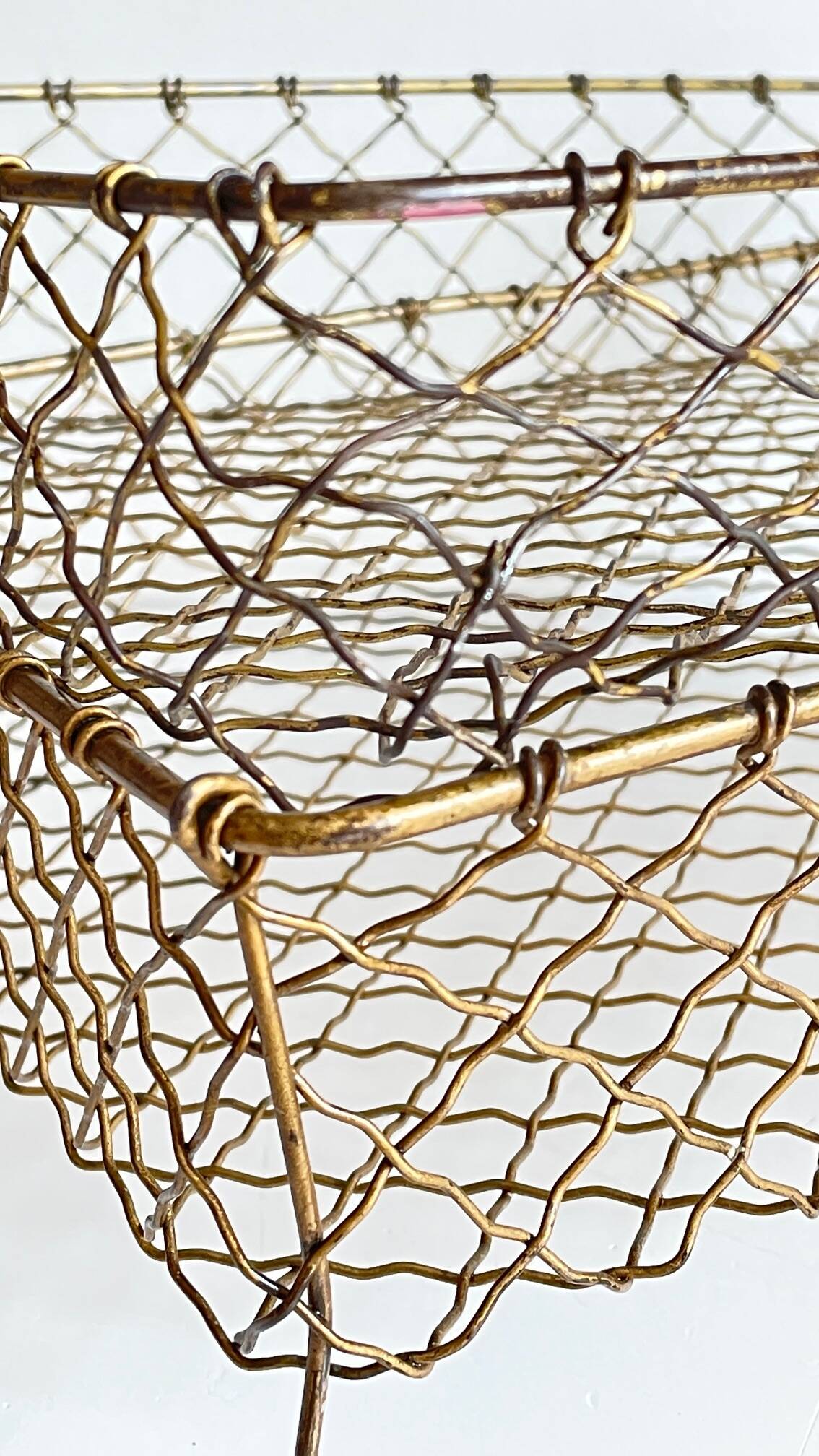 Stackable banks vintage brass wire