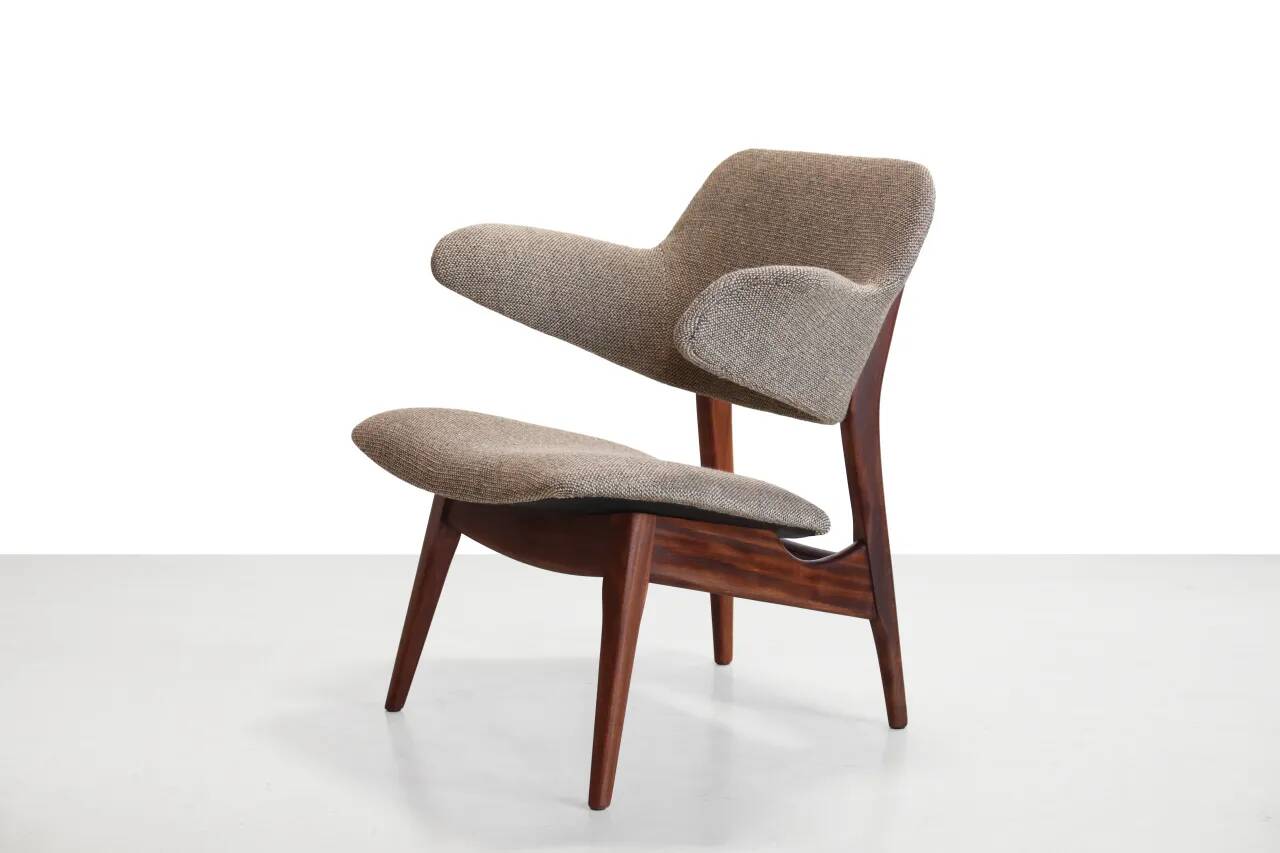 Teak Penguin chair by WeBe by Louis van Teeffelen