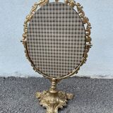 Golden mirror 21x50cm