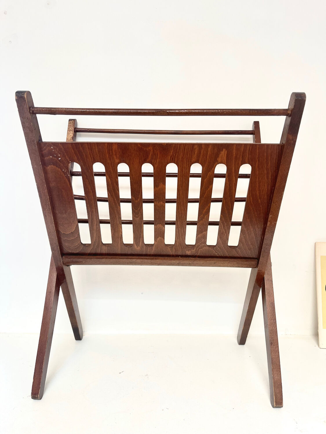 Folding magazine rack Cees Braakman – Teak – Netherlands, 1960s