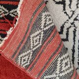 Vintage Berber wool carpet