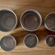 Series of Six vintage aluminum spice jars - Storage jars - 1940.