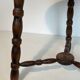 Turned wood coffee table by Charles Dudouyt