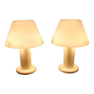 Paire de lampes Guzzini des années 70