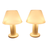 Pair of Guzzini lamps from the 70s