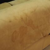 Canapé d’angle cuir 60 70 vintage