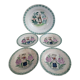 Lot plat creux et 4 assiettes Saint Amand vers 1900
