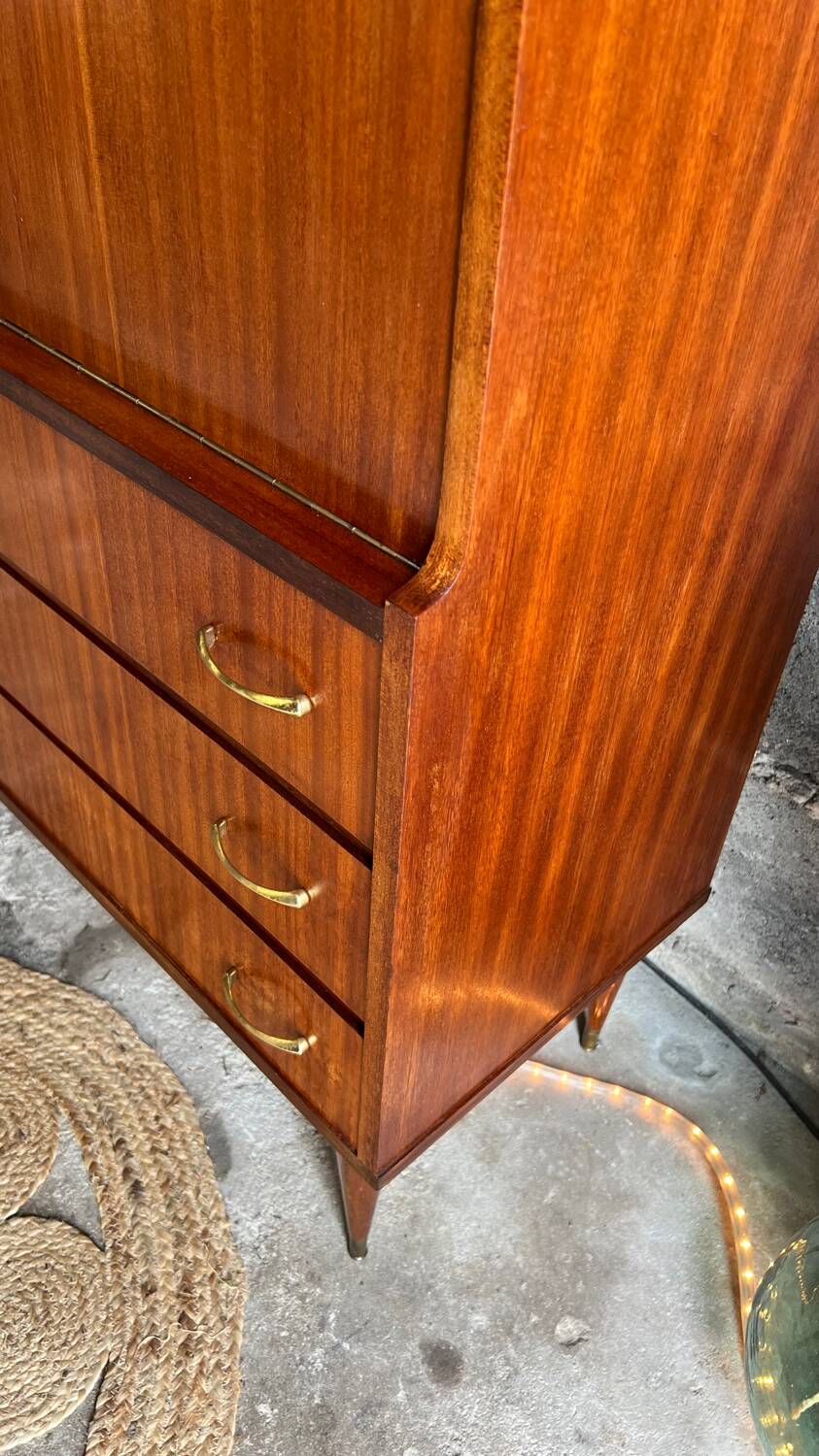 Vintage display cabinet secretary