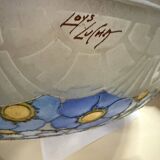 Art Deco suspension signed LOYS LUCHA