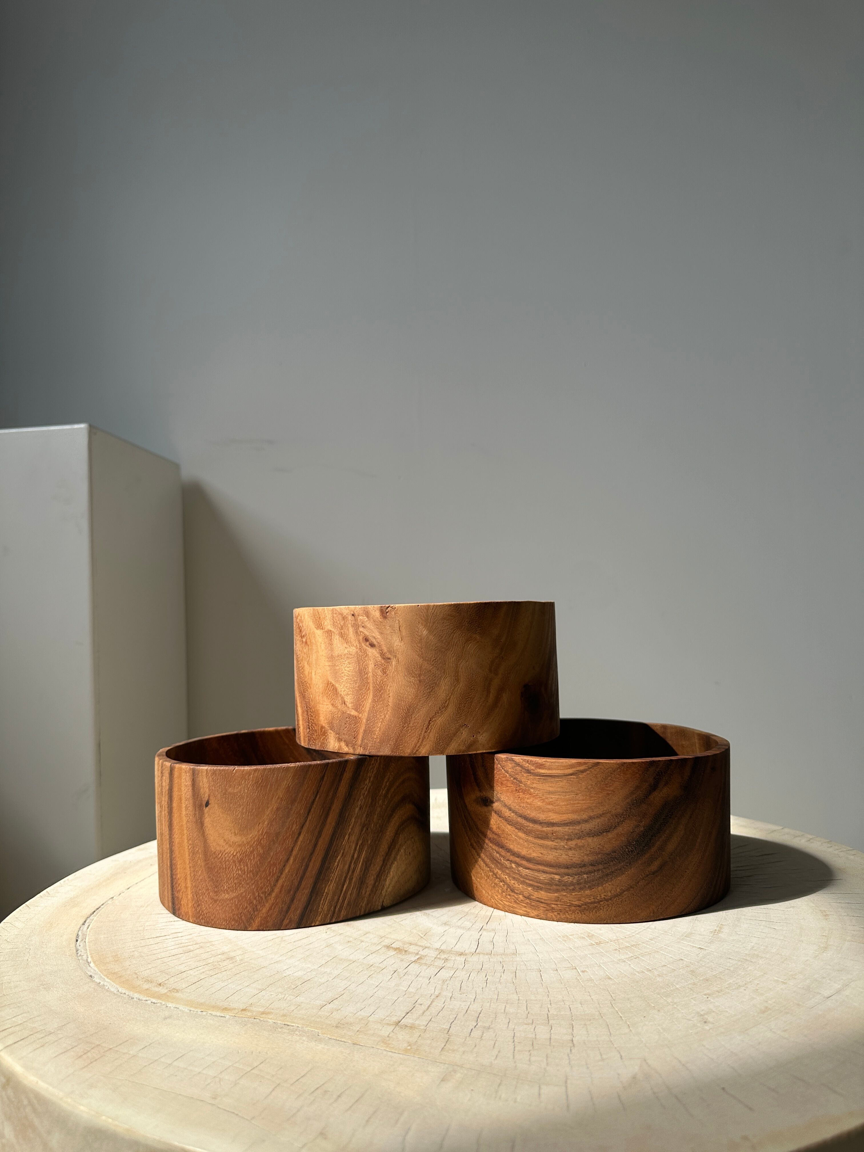 Monoxyl teak cup h:15 d:30