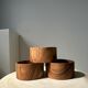 Monoxyl teak cup h:15 d:30